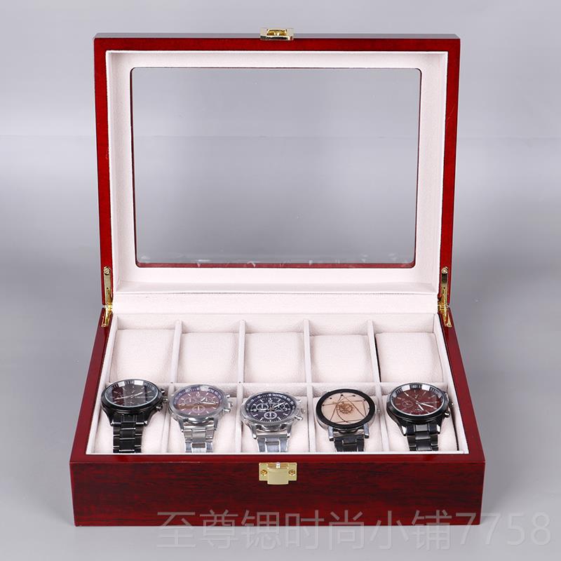 正品檀表韵致远烤油漆610124盒位手新品手表配饰收纳展示盒2木盒