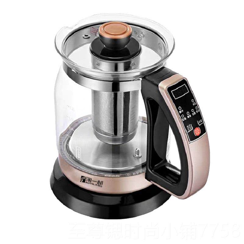 正品淘煮一郎茶黑器加玻璃蒸茶壶多功能养厚生蒸汽电热泡茶壶茶煮