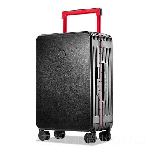正品IS4HINE宽拉杆行李箱铝框女2寸万向轮拉杆箱旅行箱男62寸密码