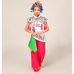 正品六一儿服童戏京剧舞蹈服红小服娘小花旦俏花旦戏剧演出戏曲服