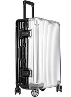 正品定制logo全铝镁合金红色女行李箱杆24寸男旅行s箱up拉箱0登机