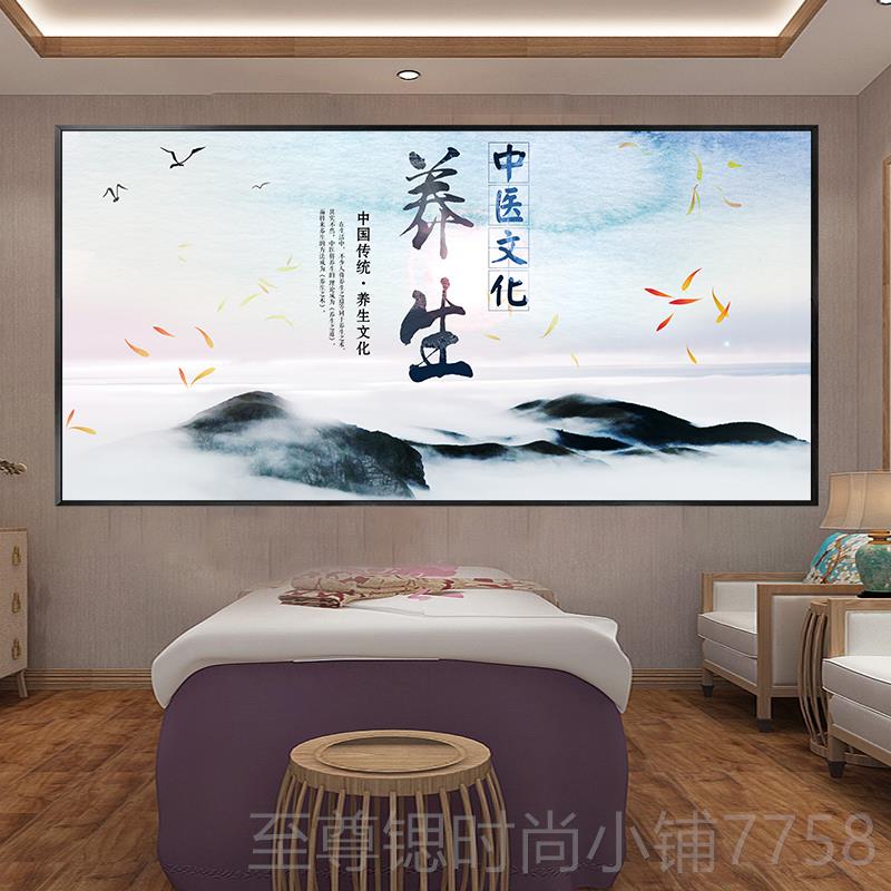 正品饰美容院装背景墙壁画养挂生馆画皮肤管理眉眼微唇整形海报宣