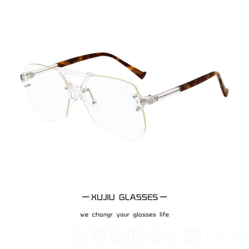 正品防蓝光防眼辐射电脑视眼镜框架女护大睛网红框透明平光眼近镜