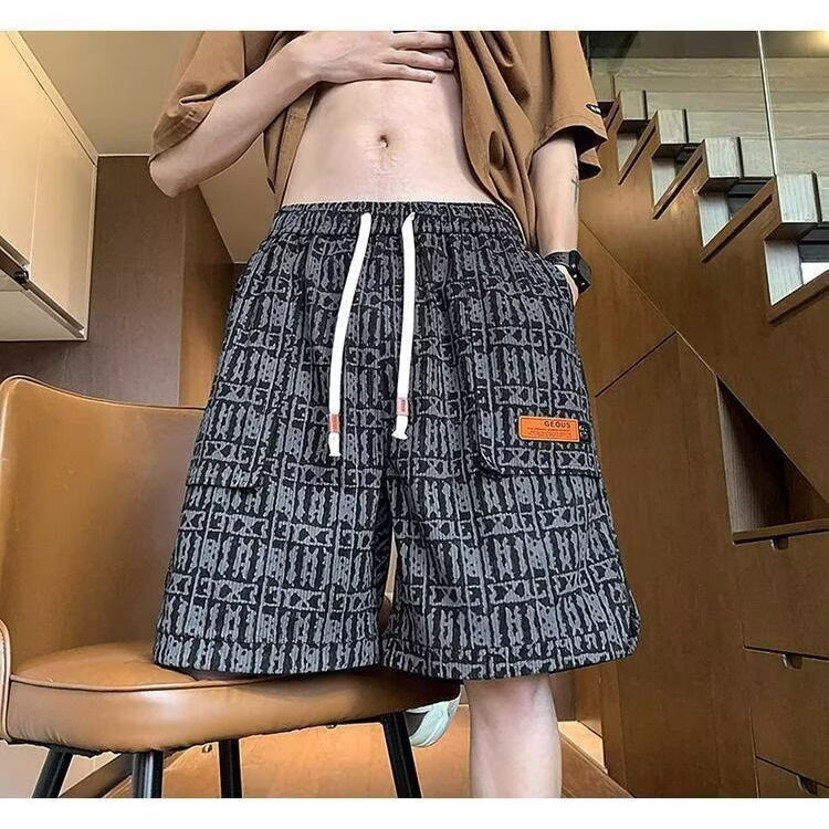 商场专柜清仓捡漏男士潮牌青少年短裤夏季轻薄透气宽松五分裤夏天