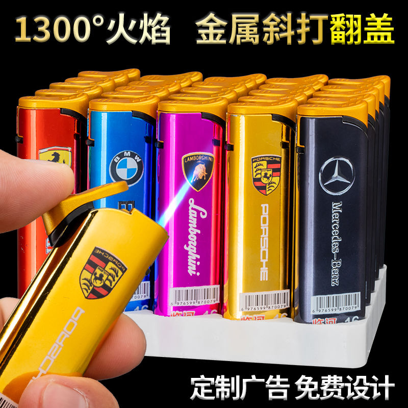 高档新款翻盖金属防风打火机