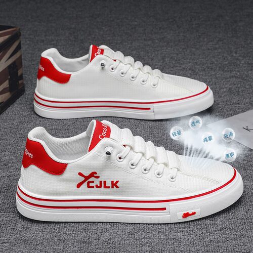 潮哥男鞋设计师款2026春季新款轻便网面低帮软底时尚透气休闲潮鞋