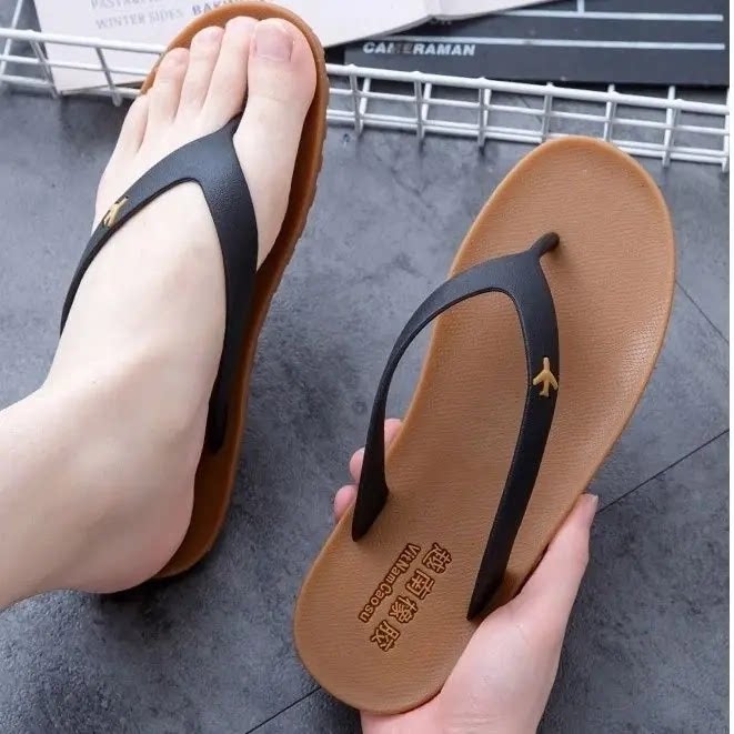 男士人字橡胶进口新款拖鞋轮胎耐磨人字拖休闲防滑防臭沙滩