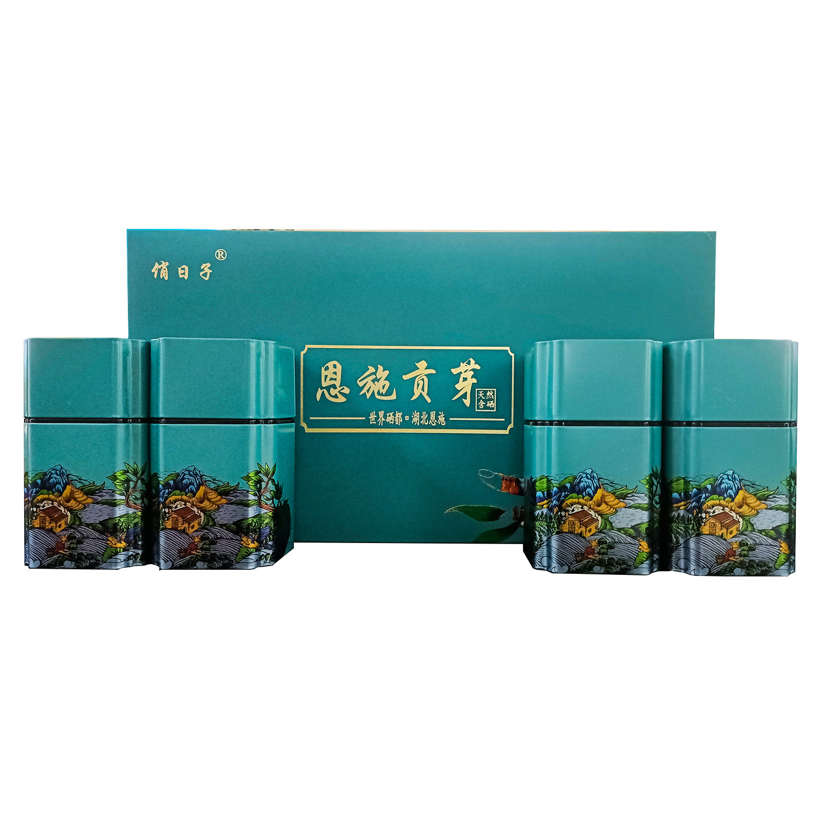 茶叶恩施富硒茶明前特级玉露贡芽毛尖绿茶礼盒