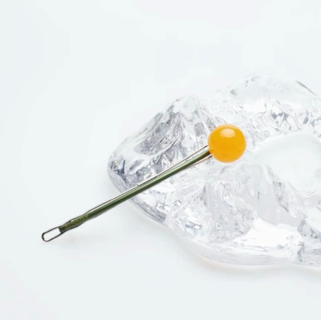 韩系糖果圆球青蛙扣一字夹发夹2026新款高级感后脑勺气质盘发发夹