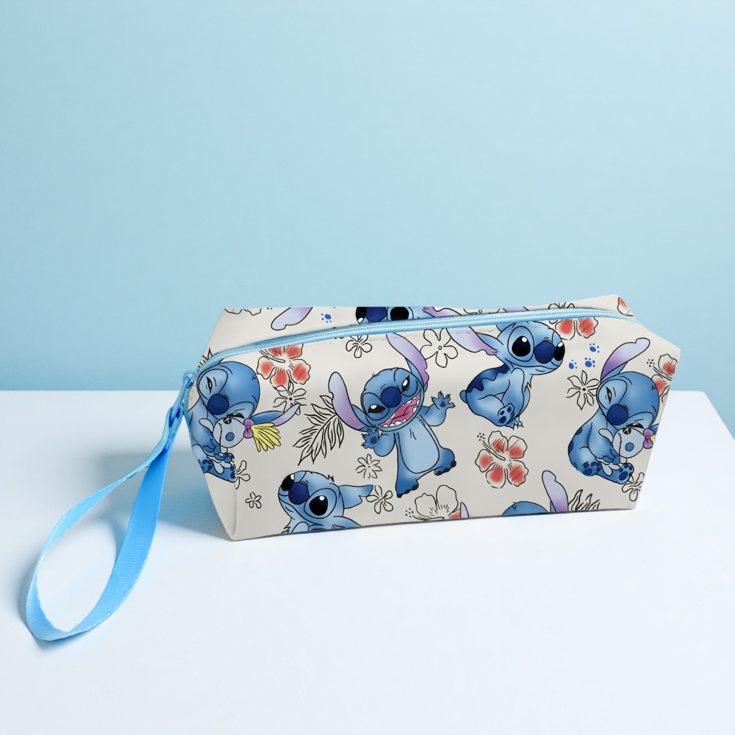 史迪仔可爱手提笔袋PU防水史迪奇大容量文具袋初中小学生收纳盒新,文具电教/文化用品/商务用品,笔袋,淘宝优惠券,粉丝福利购,淘宝优惠卷