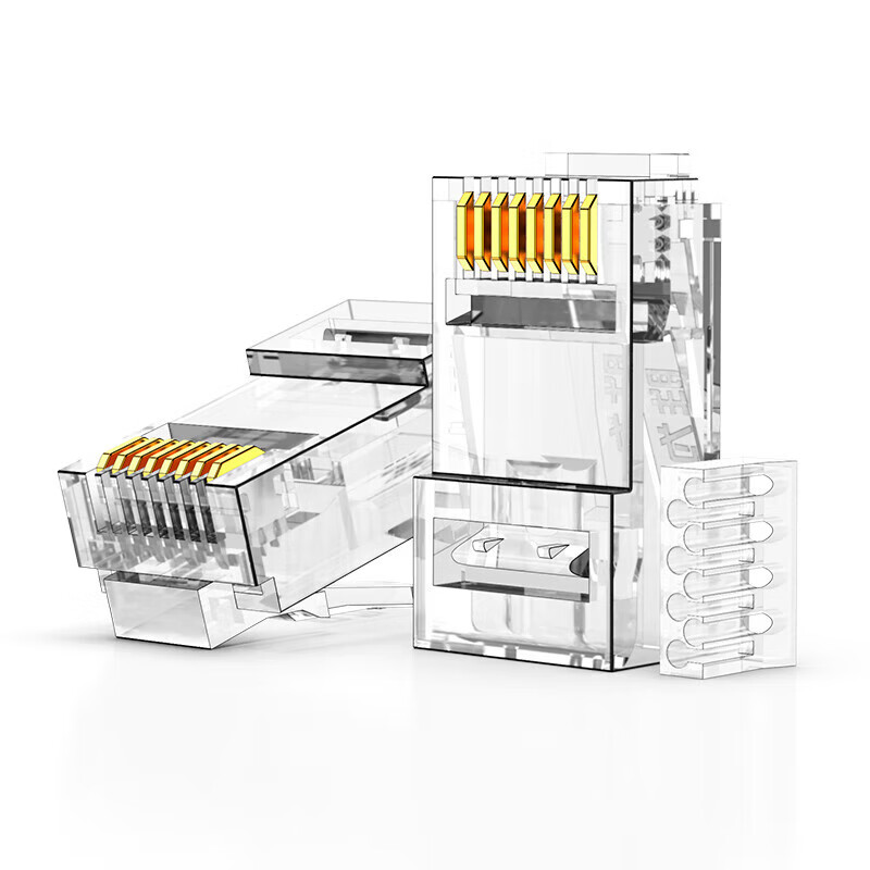 胜为超六类非屏蔽水晶头