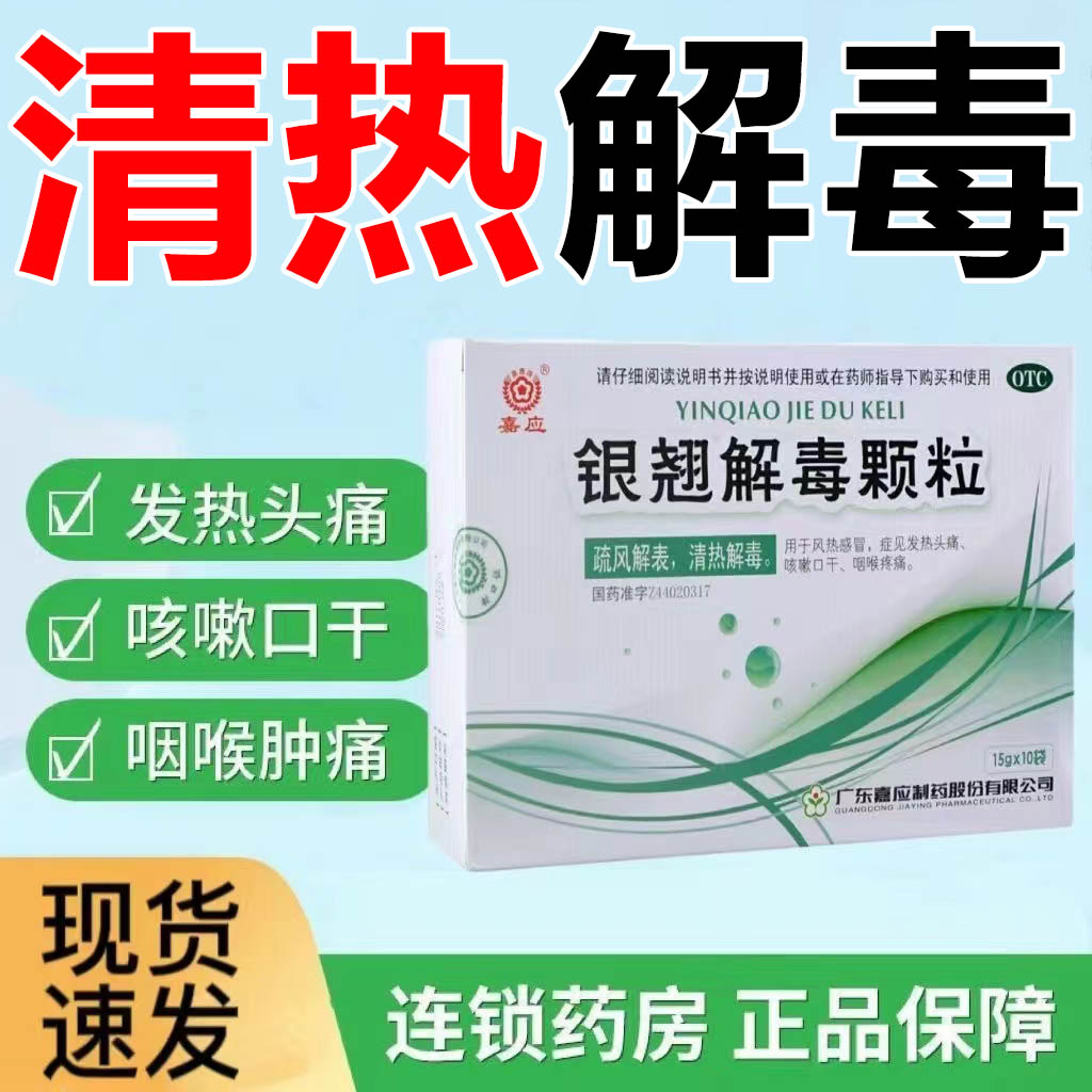 【嘉应】银翘解毒颗粒15g*10袋/盒