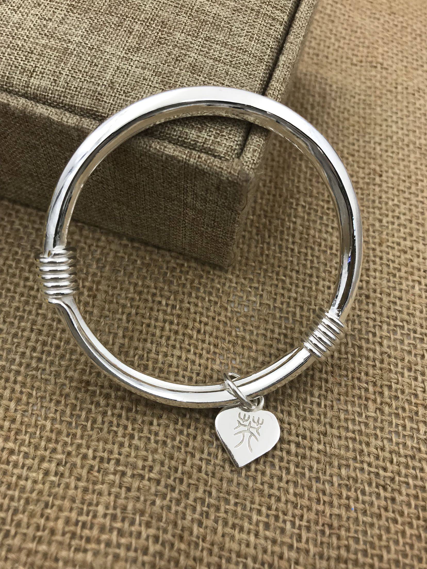 a命纯制日足面本老纯工定光约银子保手饰镯镯银匠999简手999银