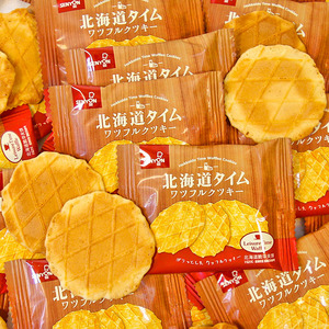 网红北海道脆华夫饼薄脆饼干煎饼儿童鸡蛋饼营养早餐饼干零食整箱