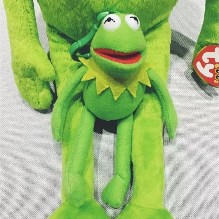 七夕青蛙青蛙公仔科密特青蛙kermit毛绒g公仔玩具穿衣