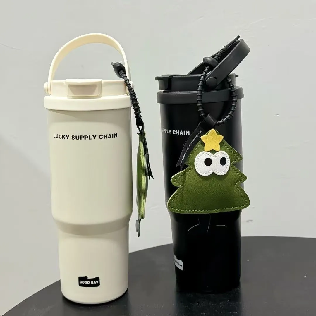 316新款不锈钢手提保温杯大容量冰霸杯外出携带式水杯车载咖啡杯