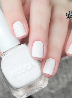 纯白色指甲油补漆黑色免烤米白奶白不掉色小白鞋皮鞋箱包家具修复