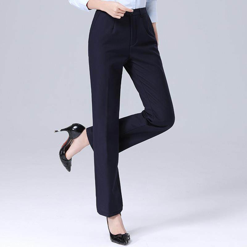 西裤女藏青色银行工作裤女士农村信用社西装裤秋冬厚款加绒制服,女装/女士精品,西装裤/正装裤,淘宝优惠券,粉丝福利购,淘宝优惠卷