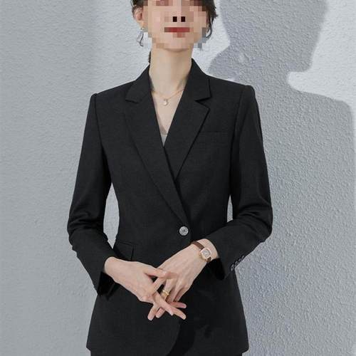 西装套装正装秋冬工服酒店工作服高端商务西服女装气质小西装外
