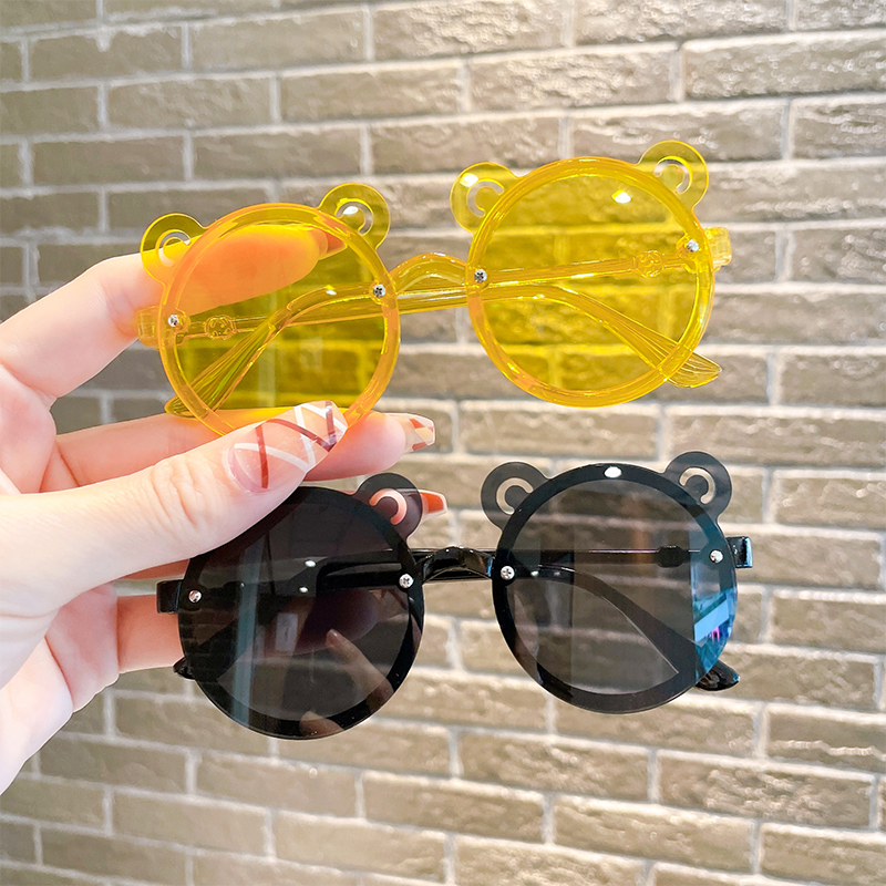 宝宝可爱太阳镜小熊造型儿童