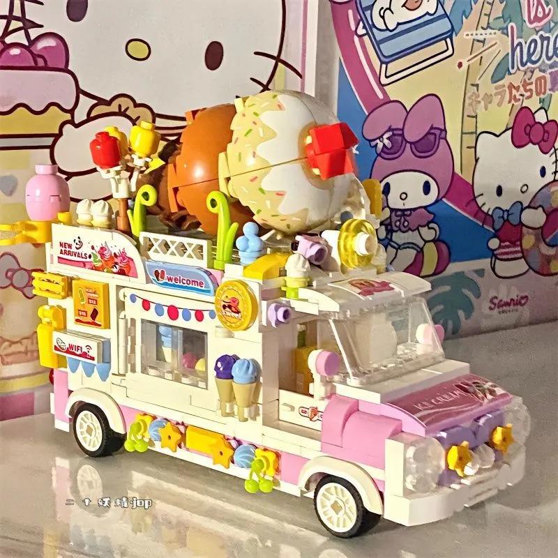 00886-00891积木冰淇淋汉堡车
