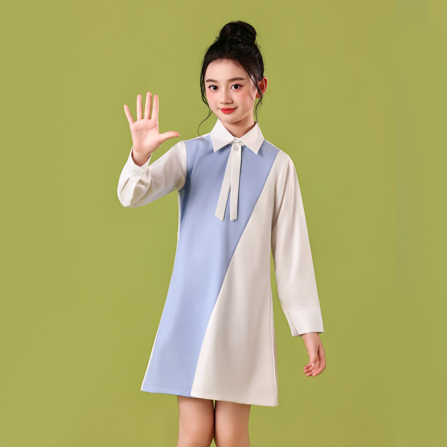 儿童合唱服比赛爱国演出服