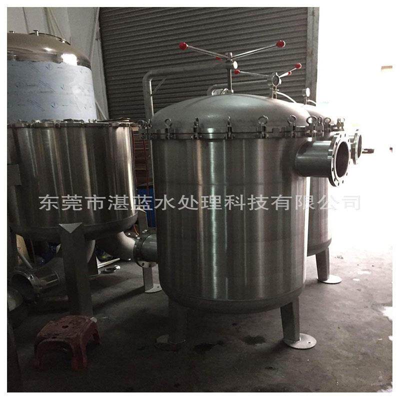 空调循环水不锈钢300TH袋式过滤器8袋袋式过滤器快装大流量厂