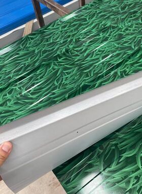 彩钢瓦加厚铁皮瓦围挡养殖围墙挡板屋顶雨棚车棚草绿色国标铁皮瓦