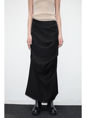 artbrut（AR)“educated” 立体剪裁不对称高级感半裙