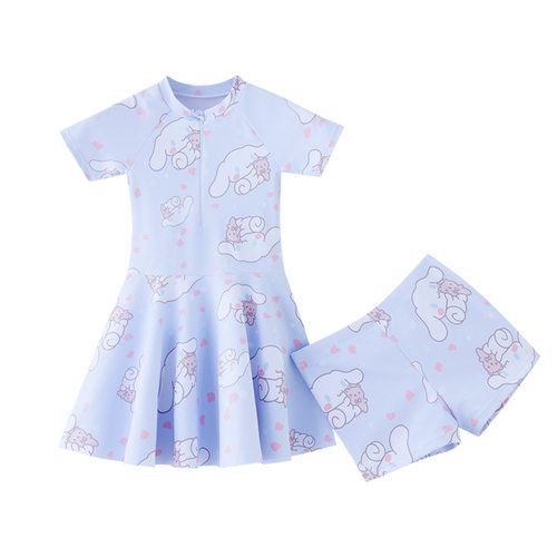 月桂狗儿童分体游泳衣服