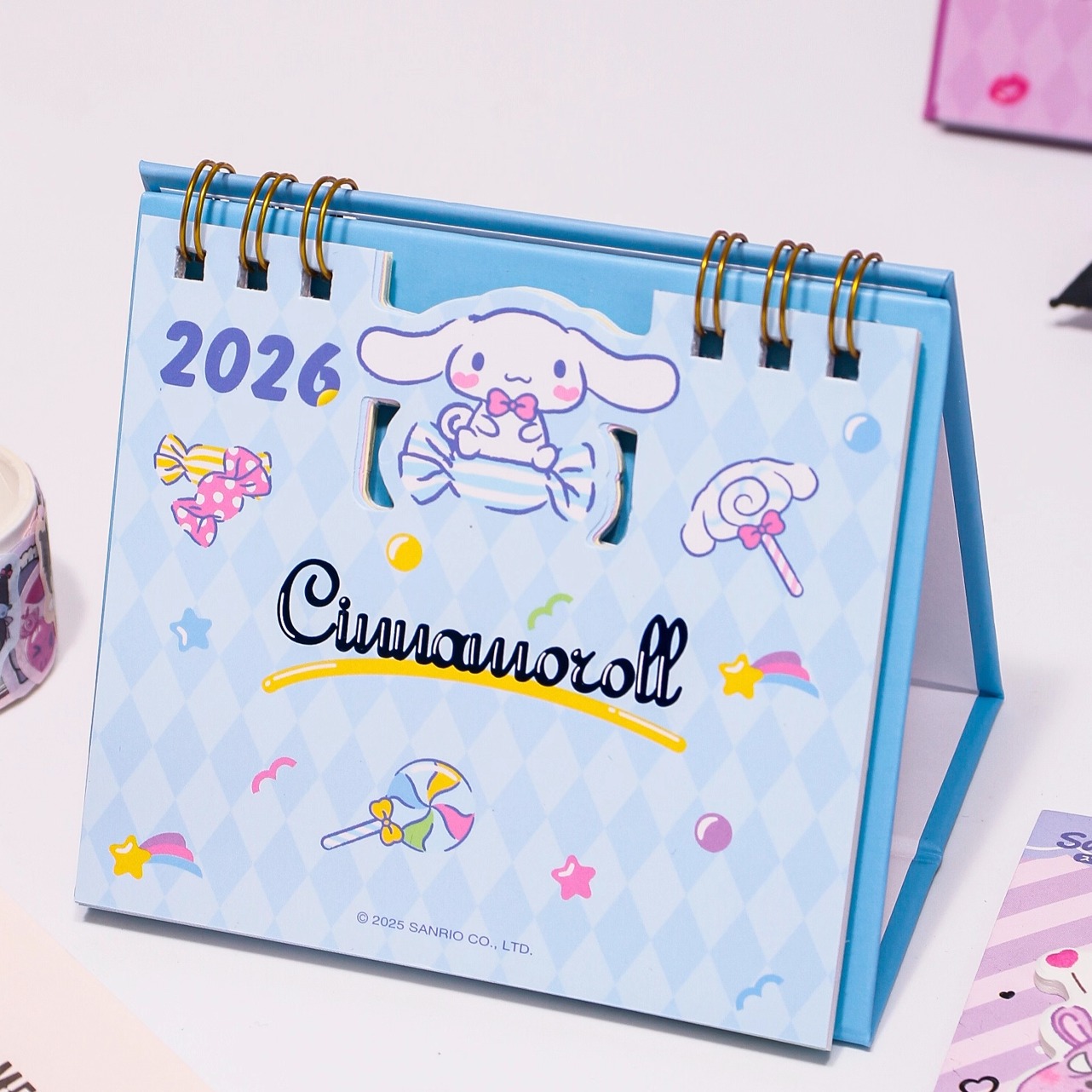 玉桂狗2026年台历小摆件