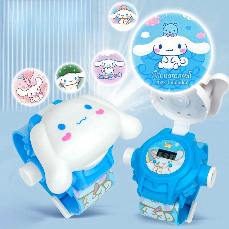 玉桂狗投影电子手表发光玩具