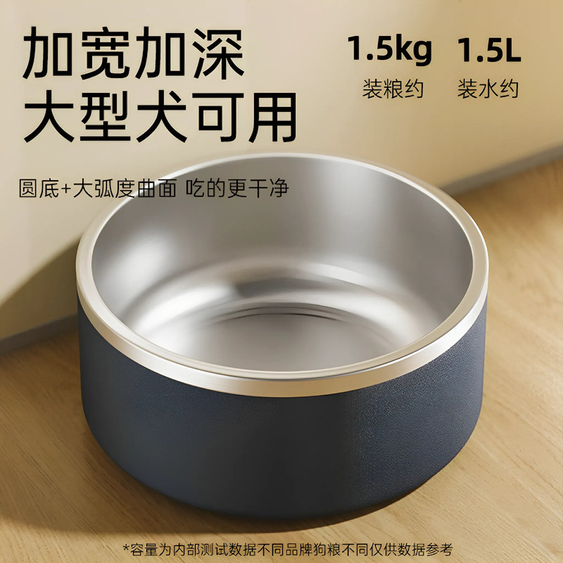 不锈钢狗碗狗盆防打翻狗食盆大容量狗饭盆狗水碗猫碗猫食盆宠物碗,宠物/宠物食品及用品,猫狗碗/慢食碗,淘宝优惠券,粉丝福利购,淘宝优惠卷
