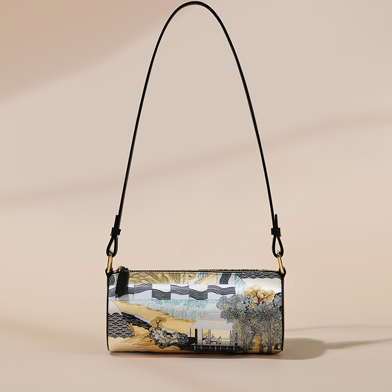 皇锦兰亭系列圆筒腋下包