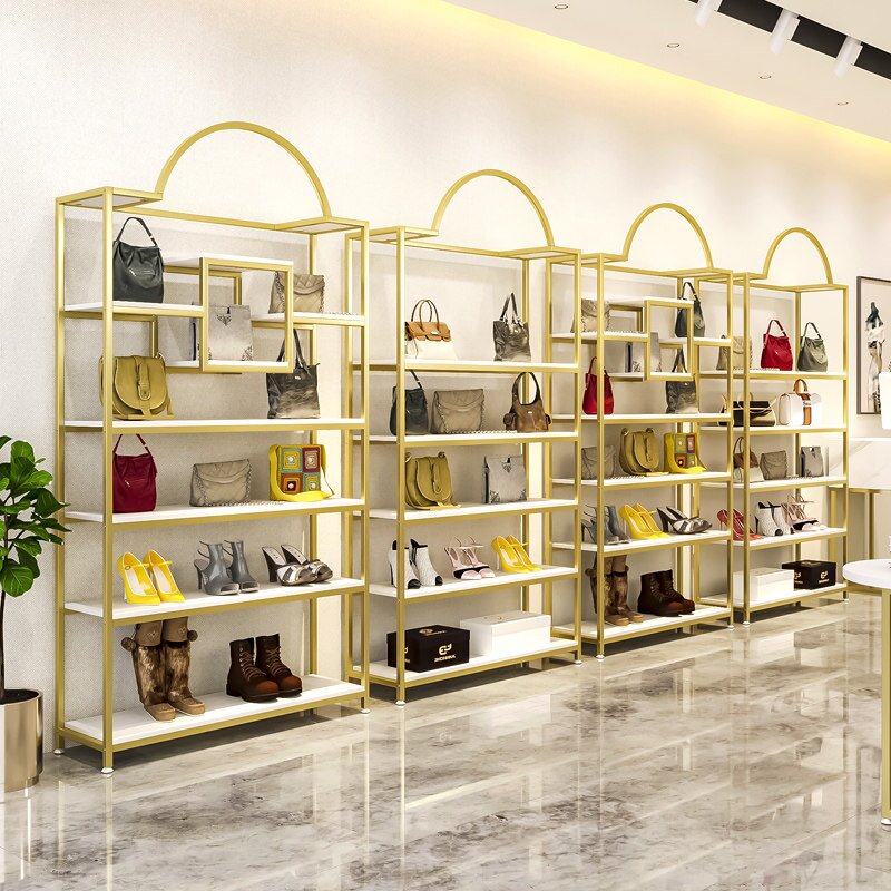 鞋店鞋架展示架童鞋店货架鞋店装修效果图开店用鞋架落地童鞋货架