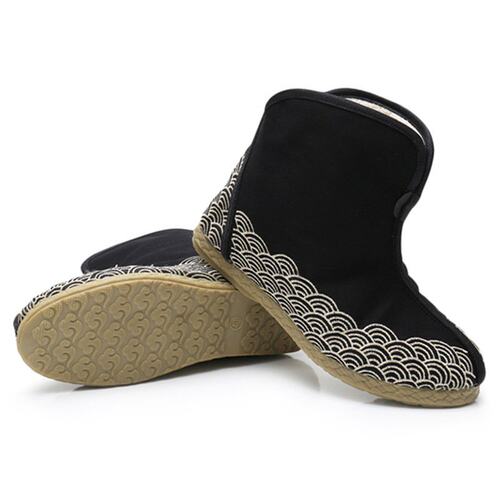 中国风男靴价格 中国风男靴图片 星期三