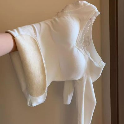 7A羊绒保暖内衣女一体加绒套装