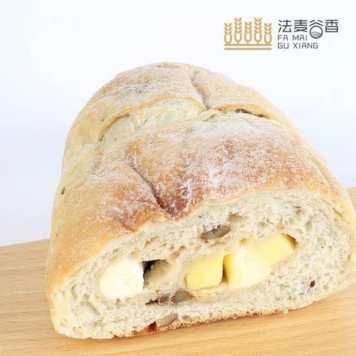 法麦谷香北海道双倍乳酪欧包纯手工健身早餐代餐营养休闲零食