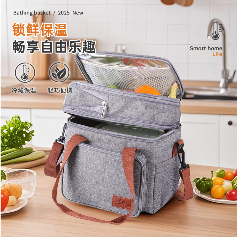 保温包铝箔加厚饭盒手提包