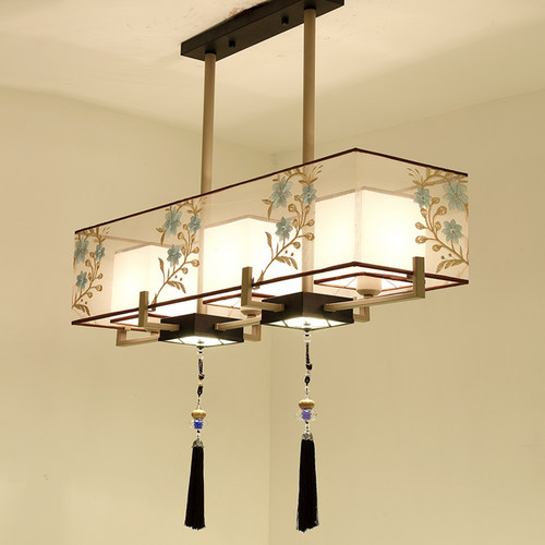 新中式餐厅吊灯中国风LED禅意