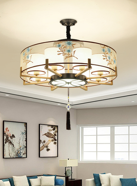 新中式吊灯客厅主灯卧室中国风复古禅意酒店餐厅茶楼包间餐饮灯具