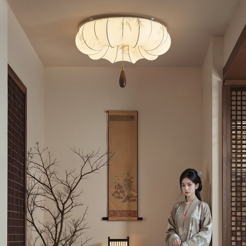 中式宋代美学卧室吸顶灯客厅灯复古禅意书房间灯2025年新款灯具,家装灯饰光源,餐厅/卧室/书房吸顶灯,淘宝优惠券,粉丝福利购,淘宝优惠卷