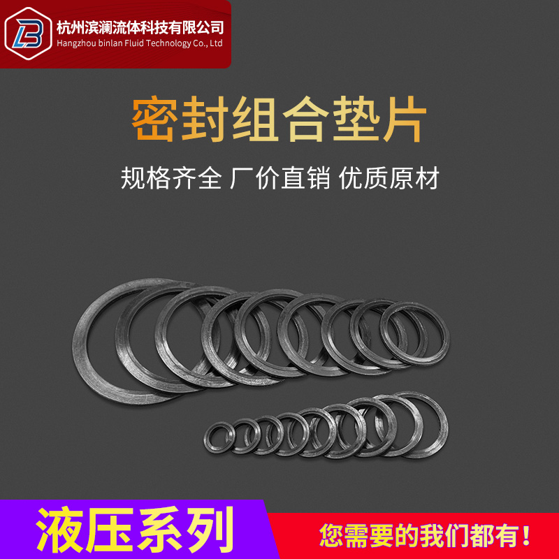 JB982/组合垫片密封圈/高压组合油管密封垫圈/氟胶O型圈/油封