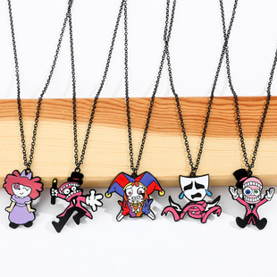 The Amazing Digital Circus 神奇数字马戏团吊坠项链滴油饰品