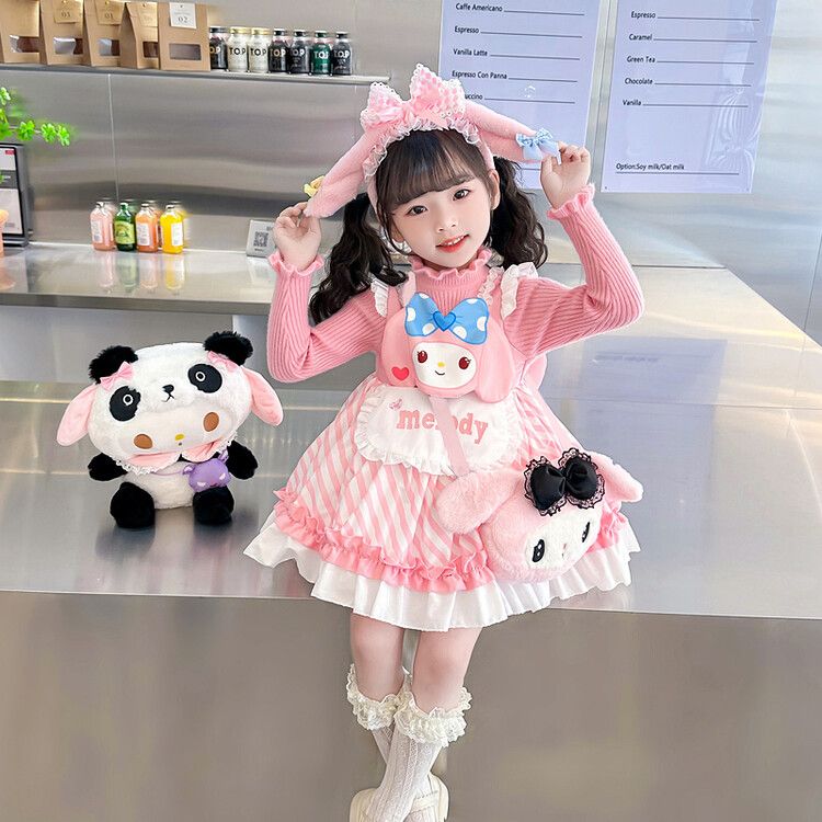 儿童美乐蒂发箍头饰女孩粉色发饰