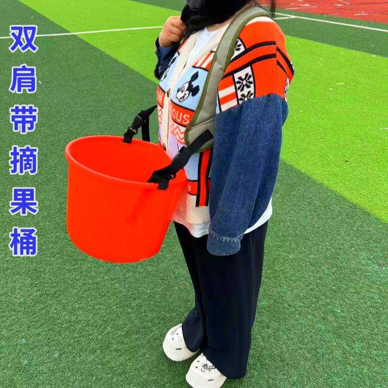 采摘苹果梨桃果桶撒化肥