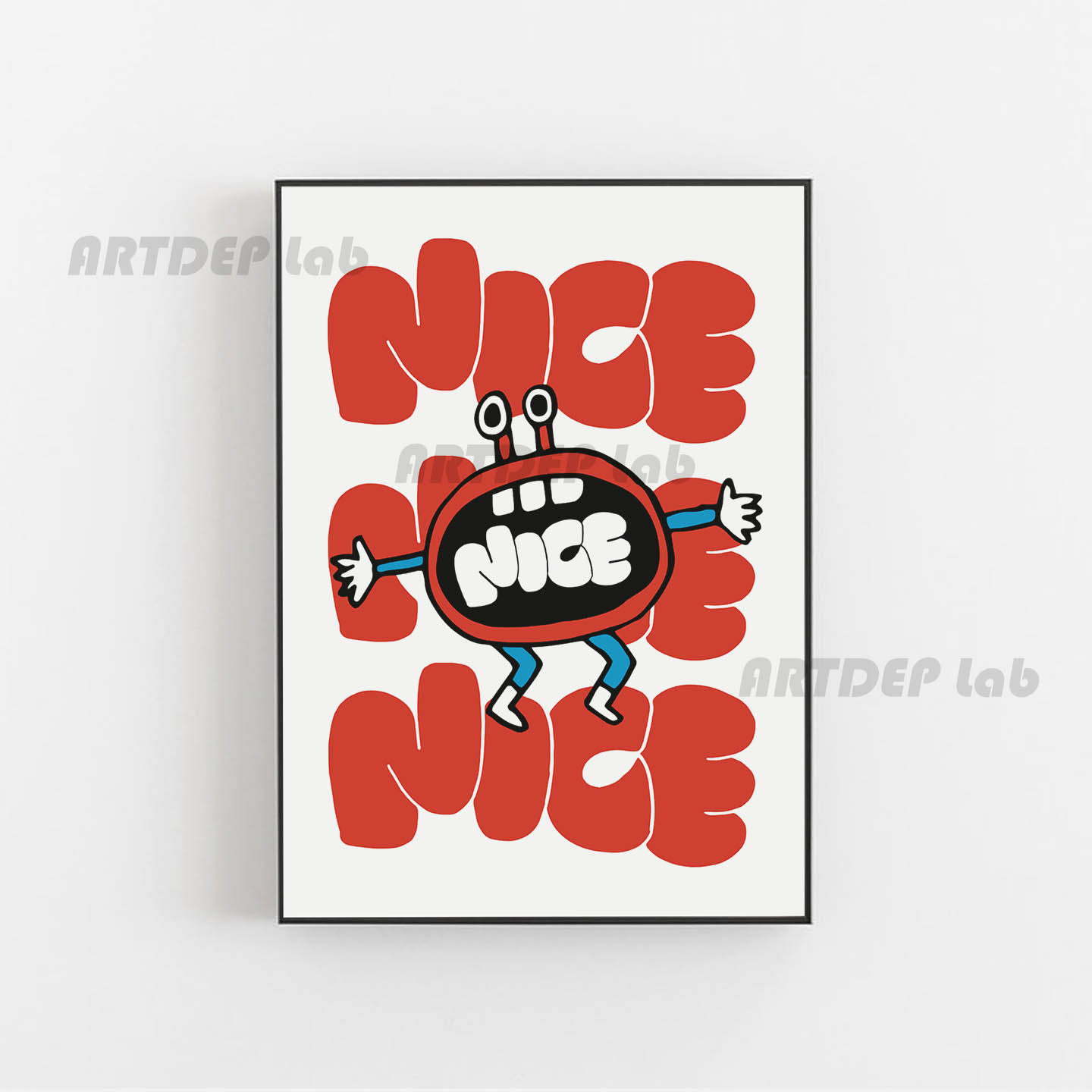 ATD小众抽象插画装饰画