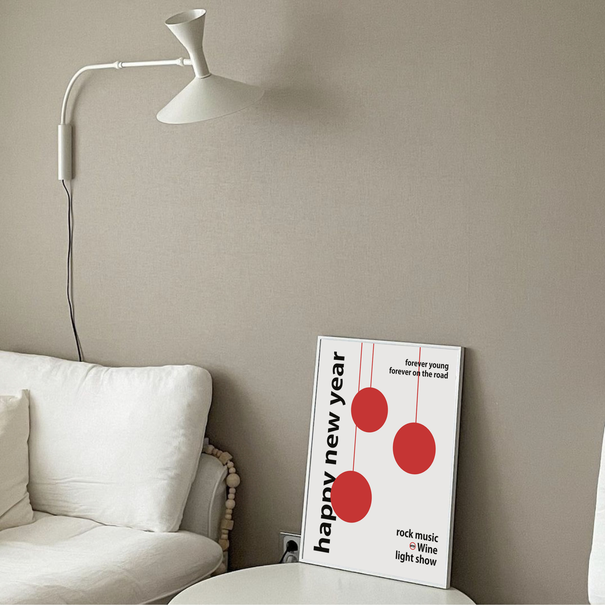 atd创新圣诞节装饰画ins