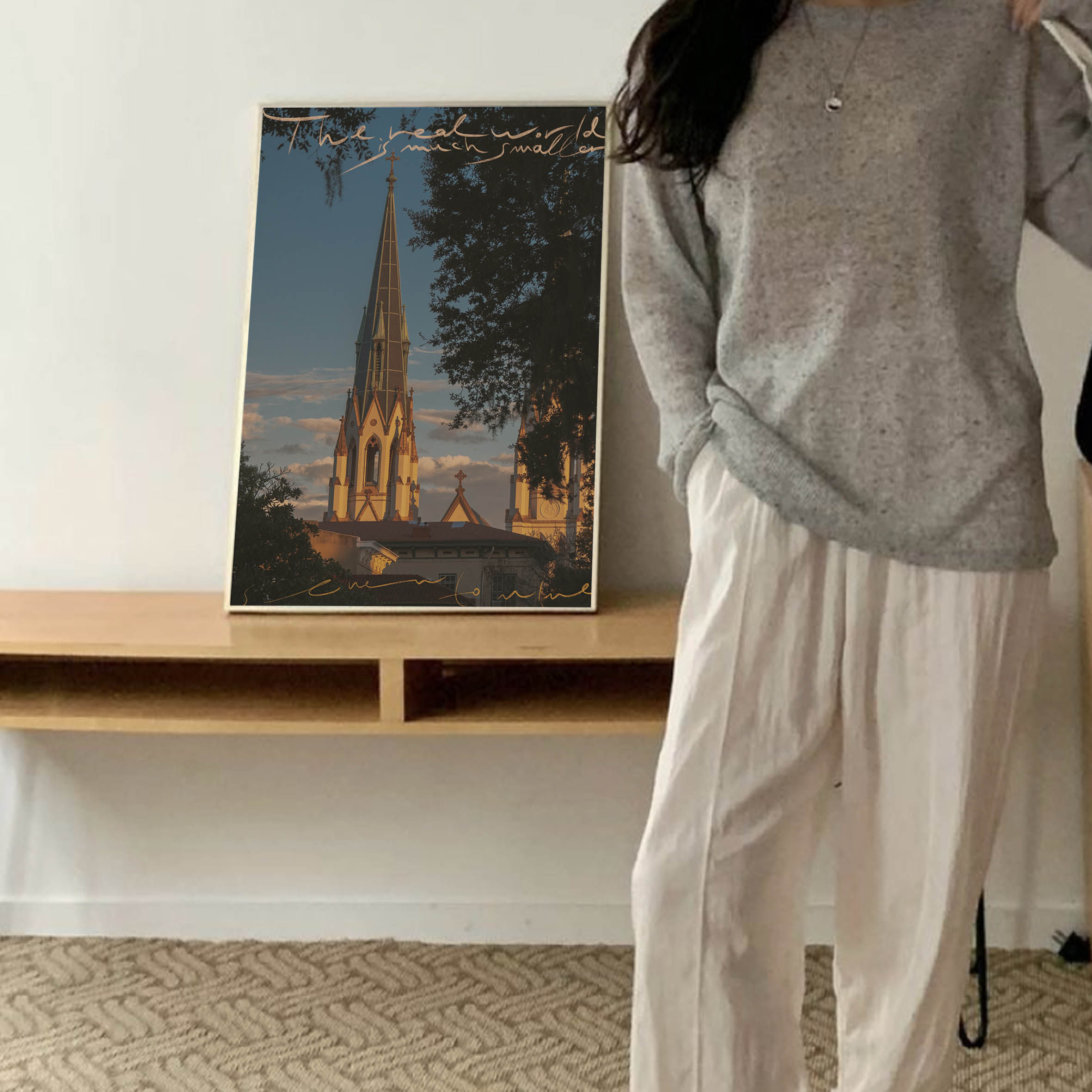 复古法式风浪漫咖啡馆画芯墙饰