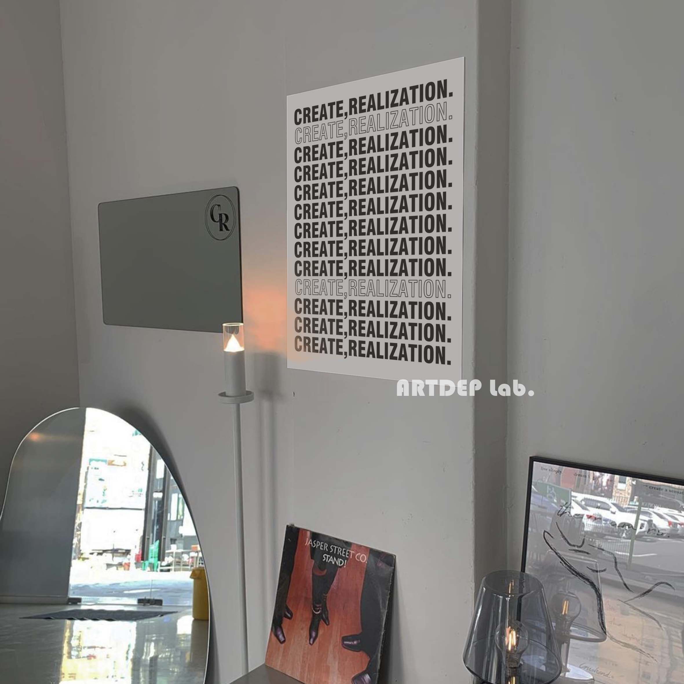 服装店咖啡馆ins风潮流海报